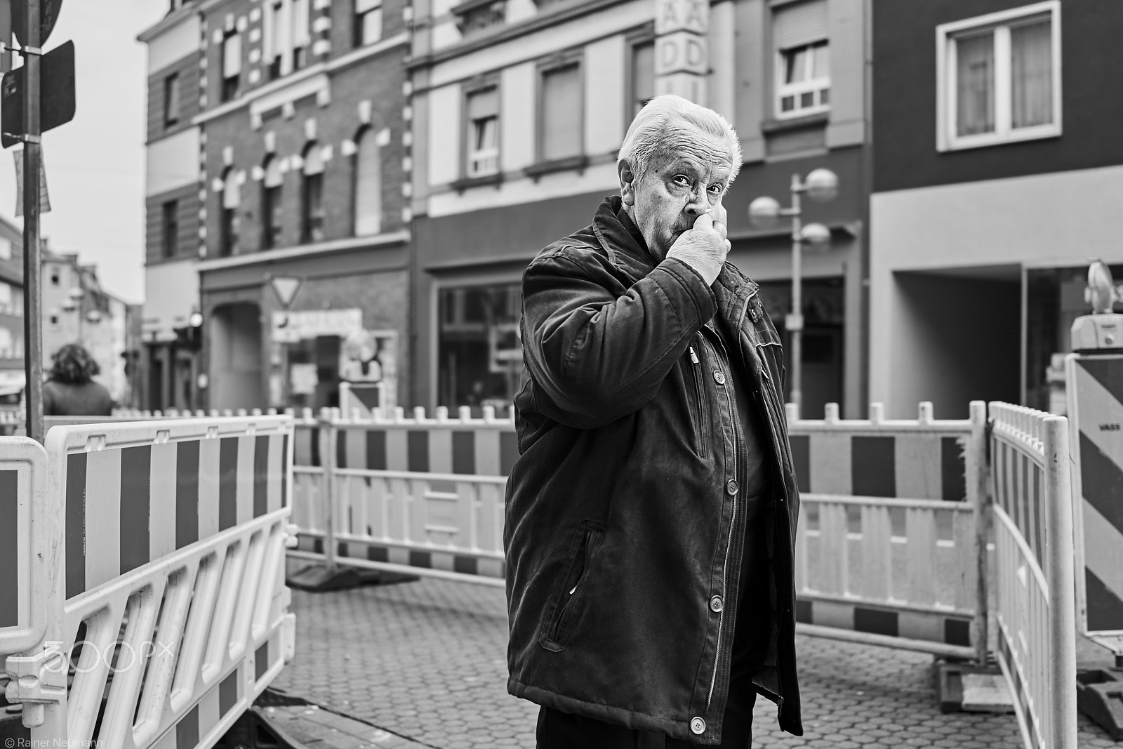Sony Cyber-shot DSC-RX1R II sample photo. Mann 520 b&w photography