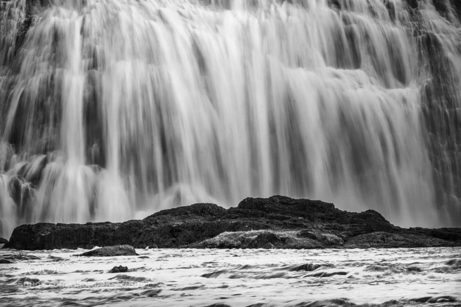 Canon EOS 80D sample photo. Þórufoss bw photography