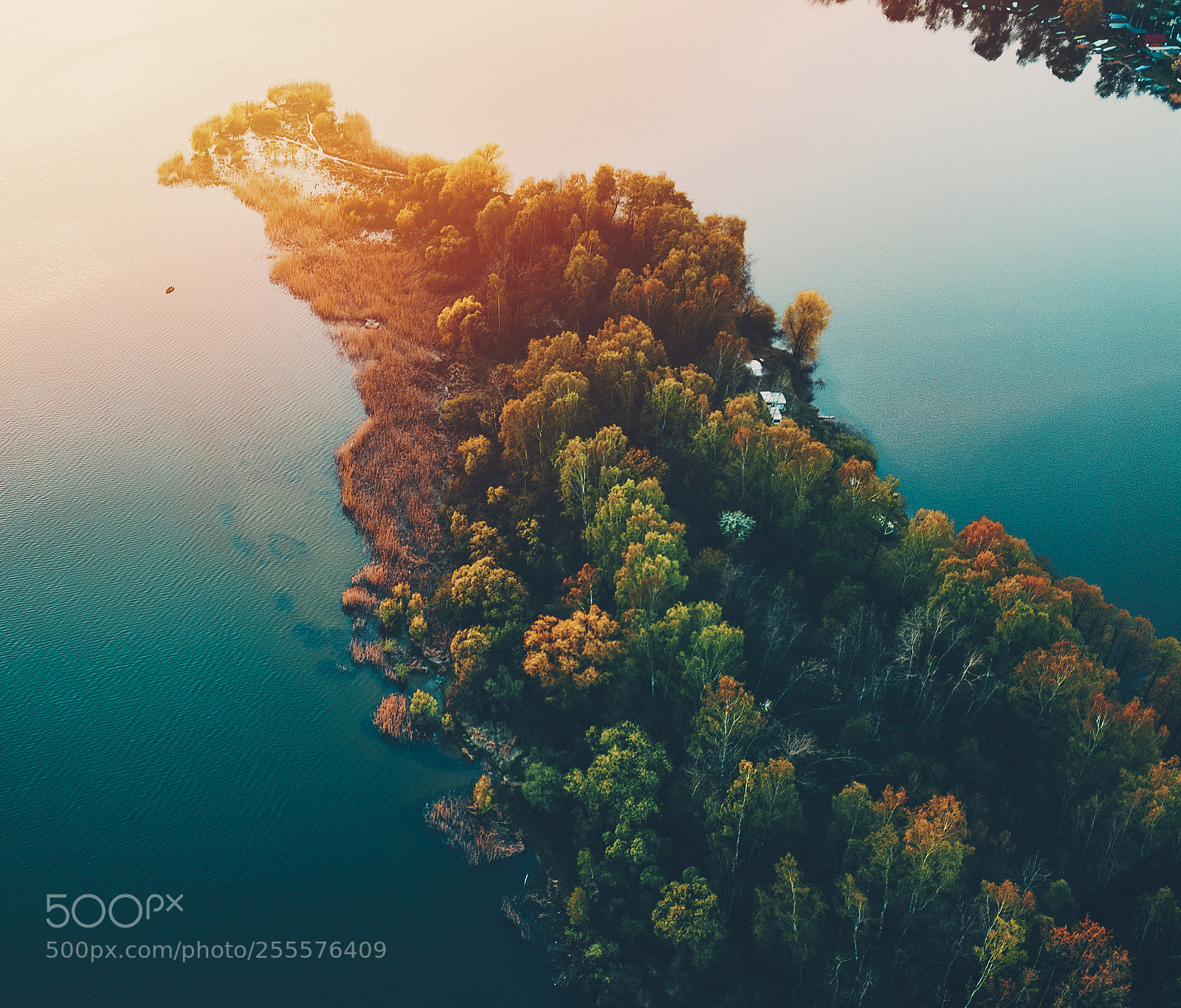 DJI FC220 sample photo. Lake dzierżno sunset photography