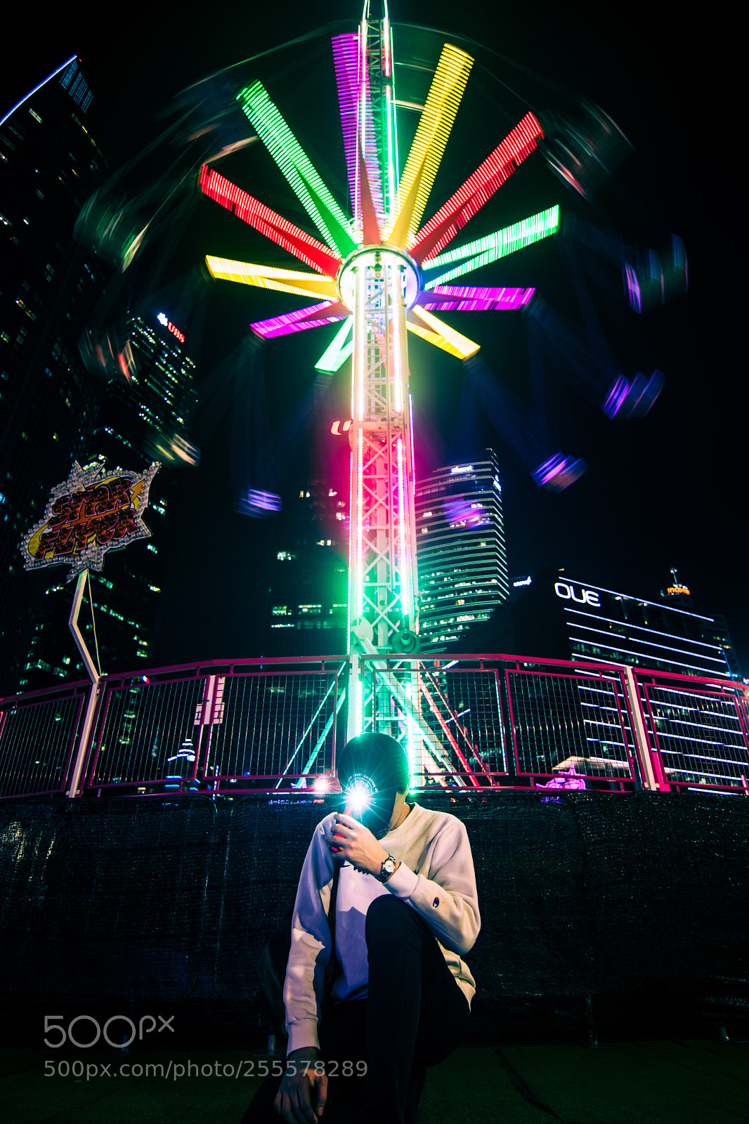 Nikon D5600 sample photo. Twirl of colours photography