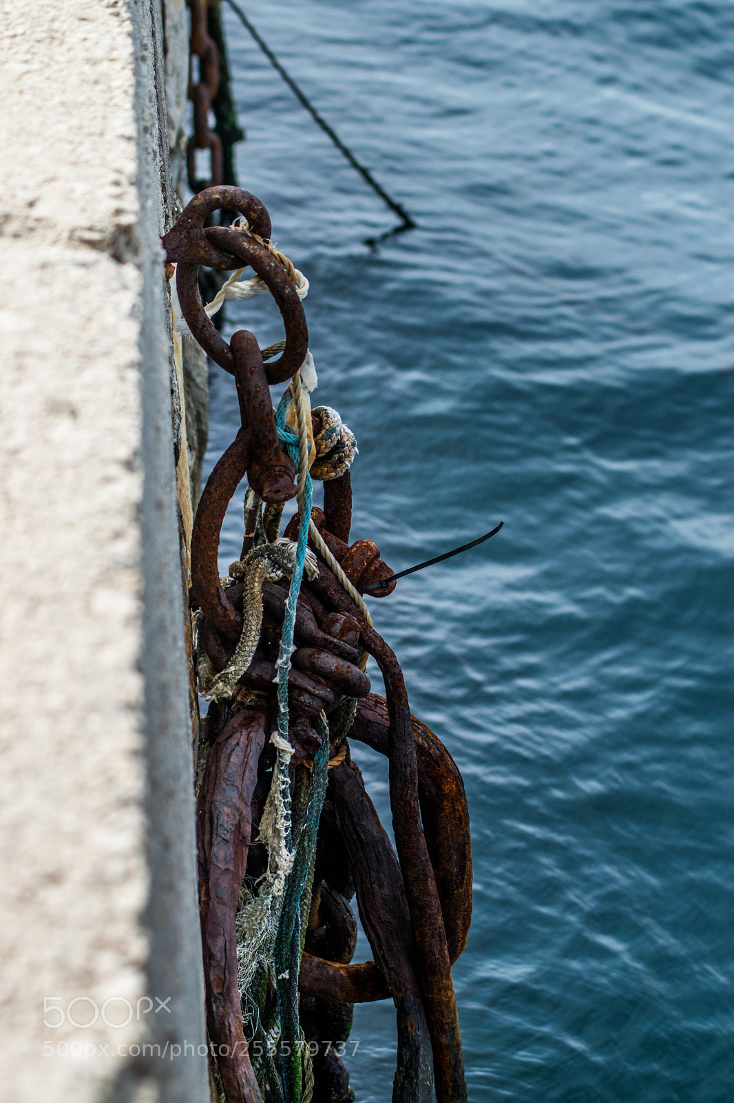 Nikon D3300 sample photo. Chained to sea photography