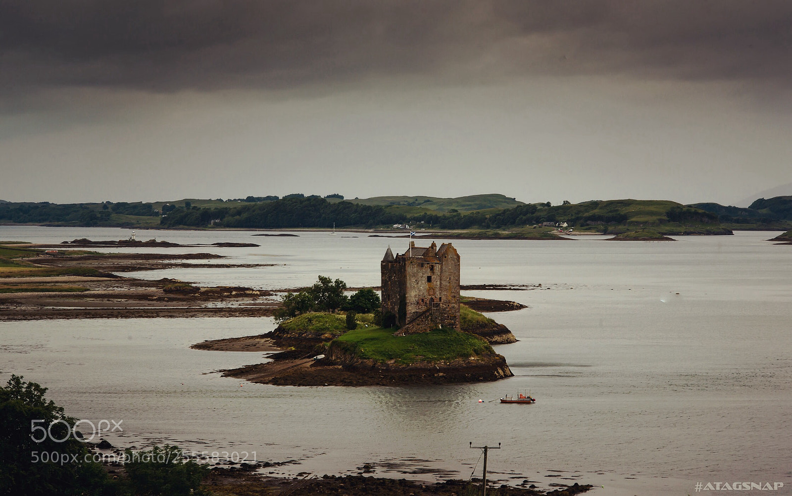 Nikon D800 sample photo. Castle stalker loch linnhe photography
