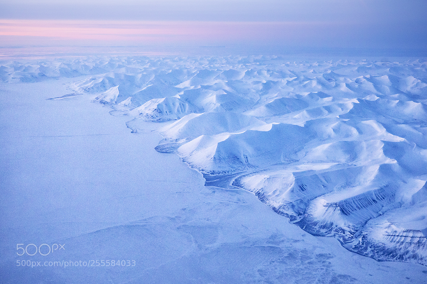 Canon EOS 5D Mark IV sample photo. Aerial view of svalbard. photography