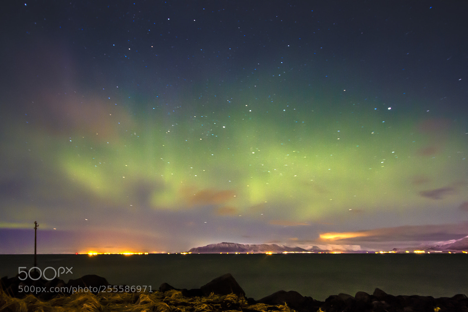 Canon EOS 7D sample photo. Aurora from reykjavik photography