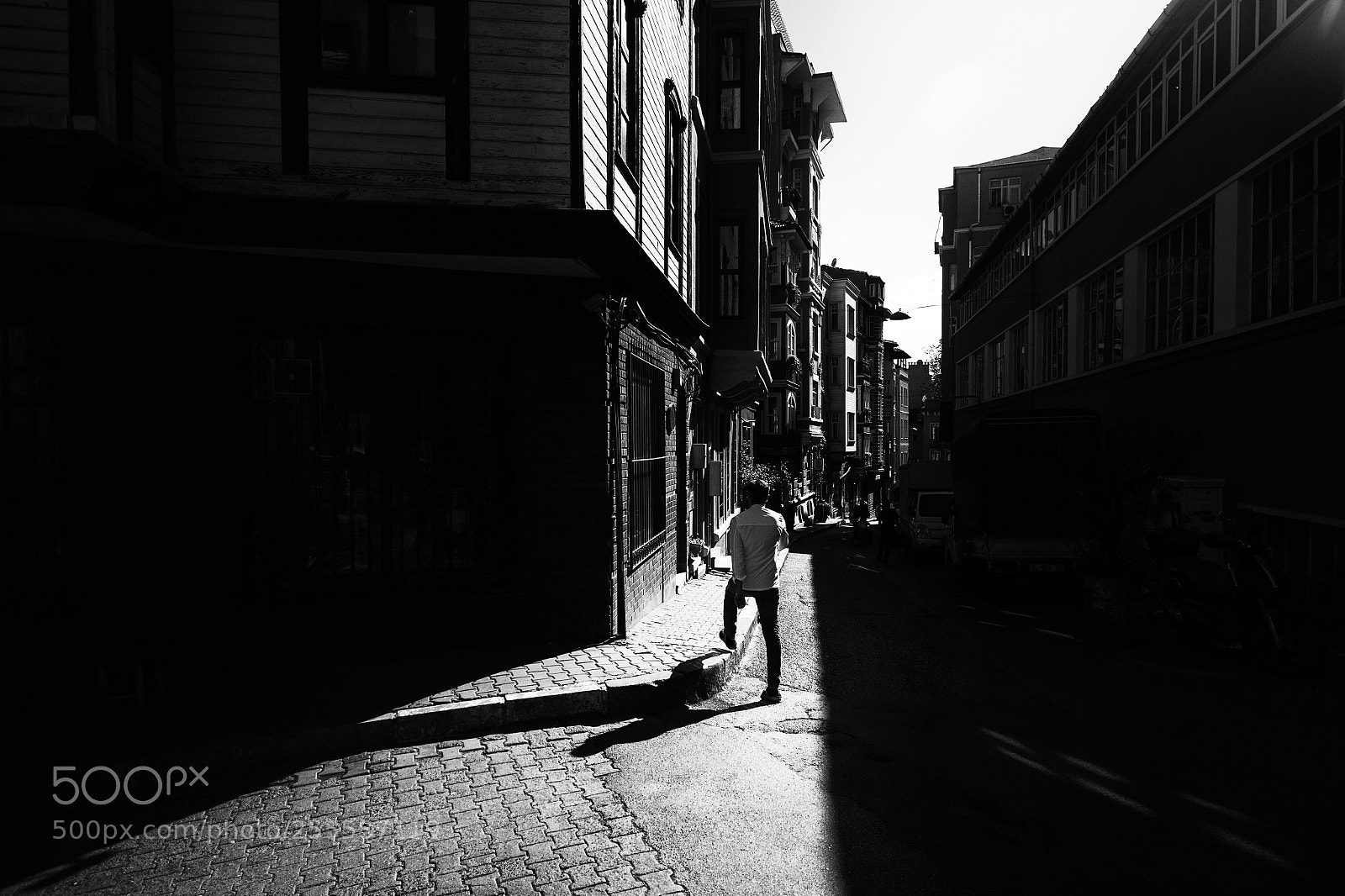 Canon EOS 7D sample photo. He walks alone photography