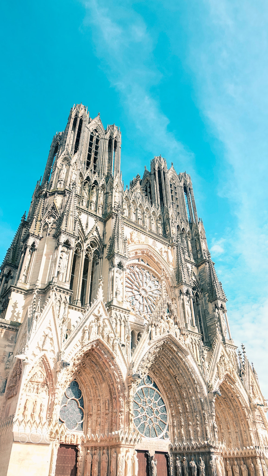 Sony Cyber-shot DSC-RX10 II sample photo. Reims cathedral photography