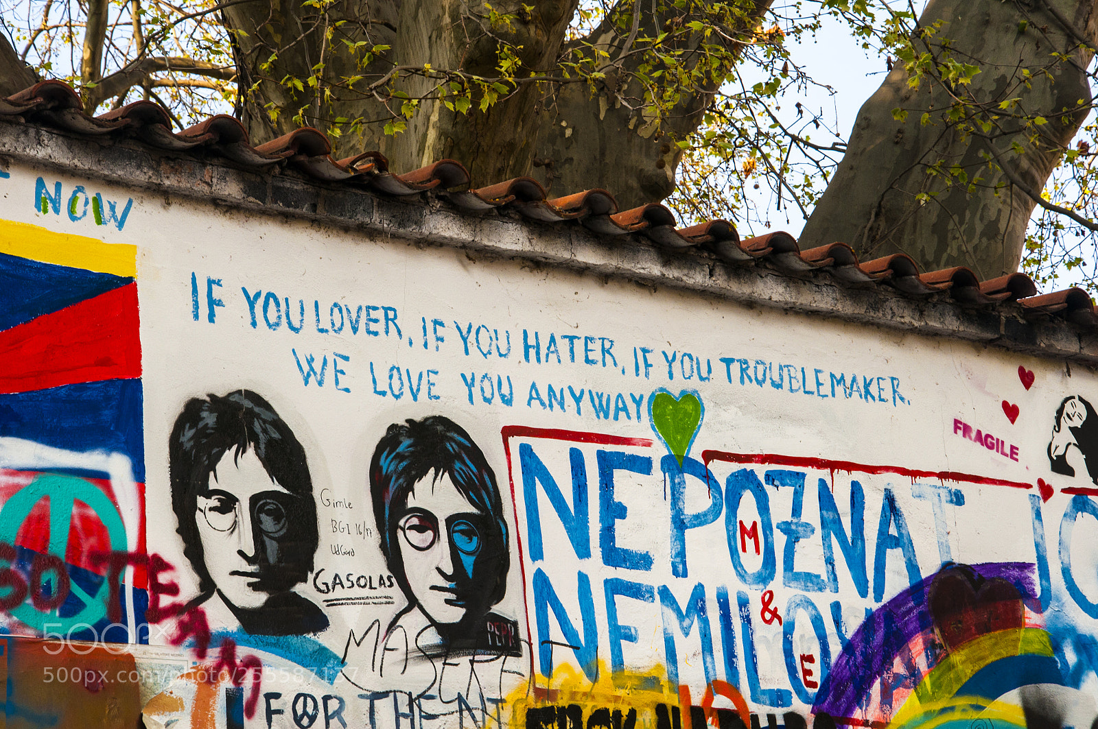 Nikon D90 sample photo. Jhon lennon wall photography
