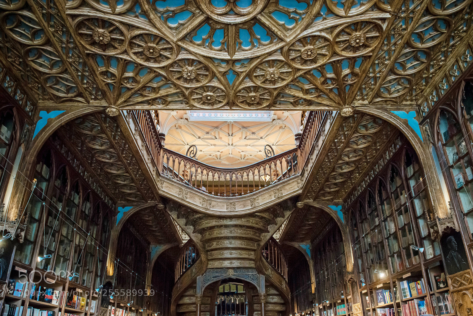 Nikon D800 sample photo. Livraria lello photography