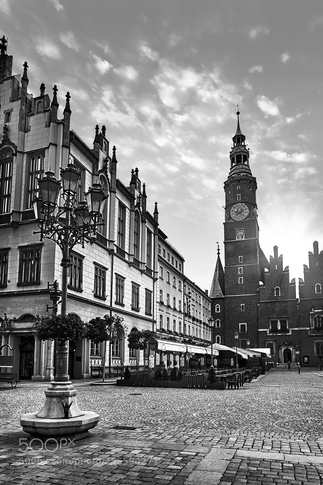 Fujifilm X-E1 sample photo. Wroclaw market square with photography