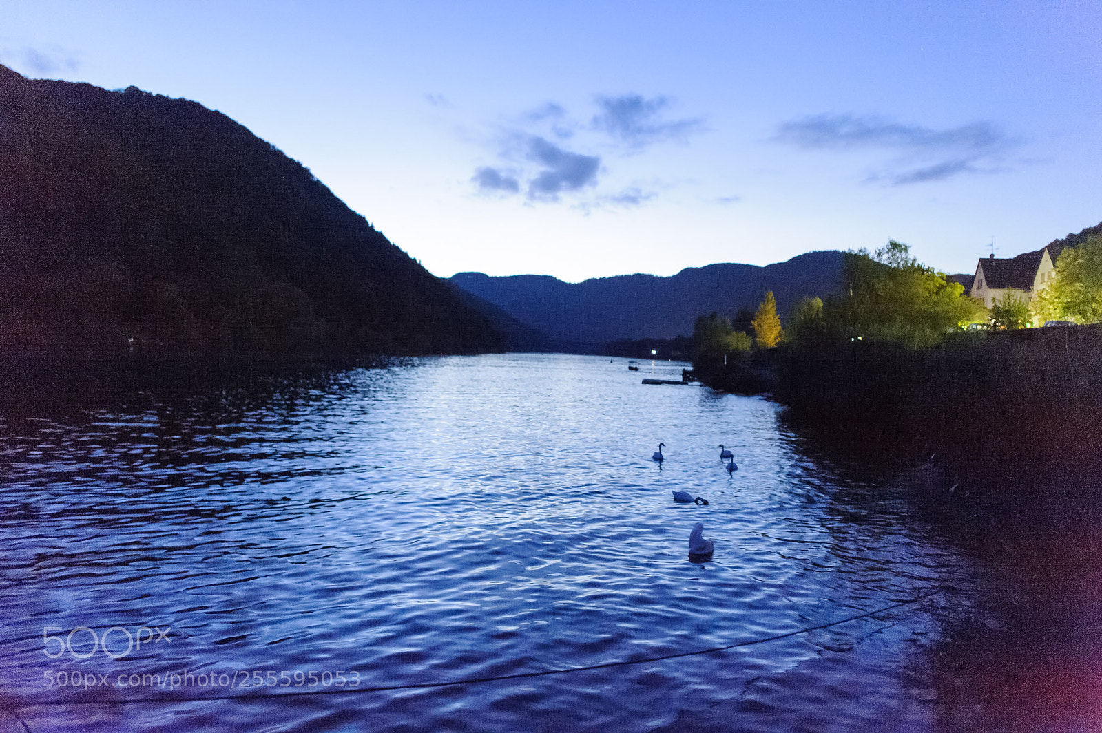 Nikon D700 sample photo. Dusk on the mosel photography