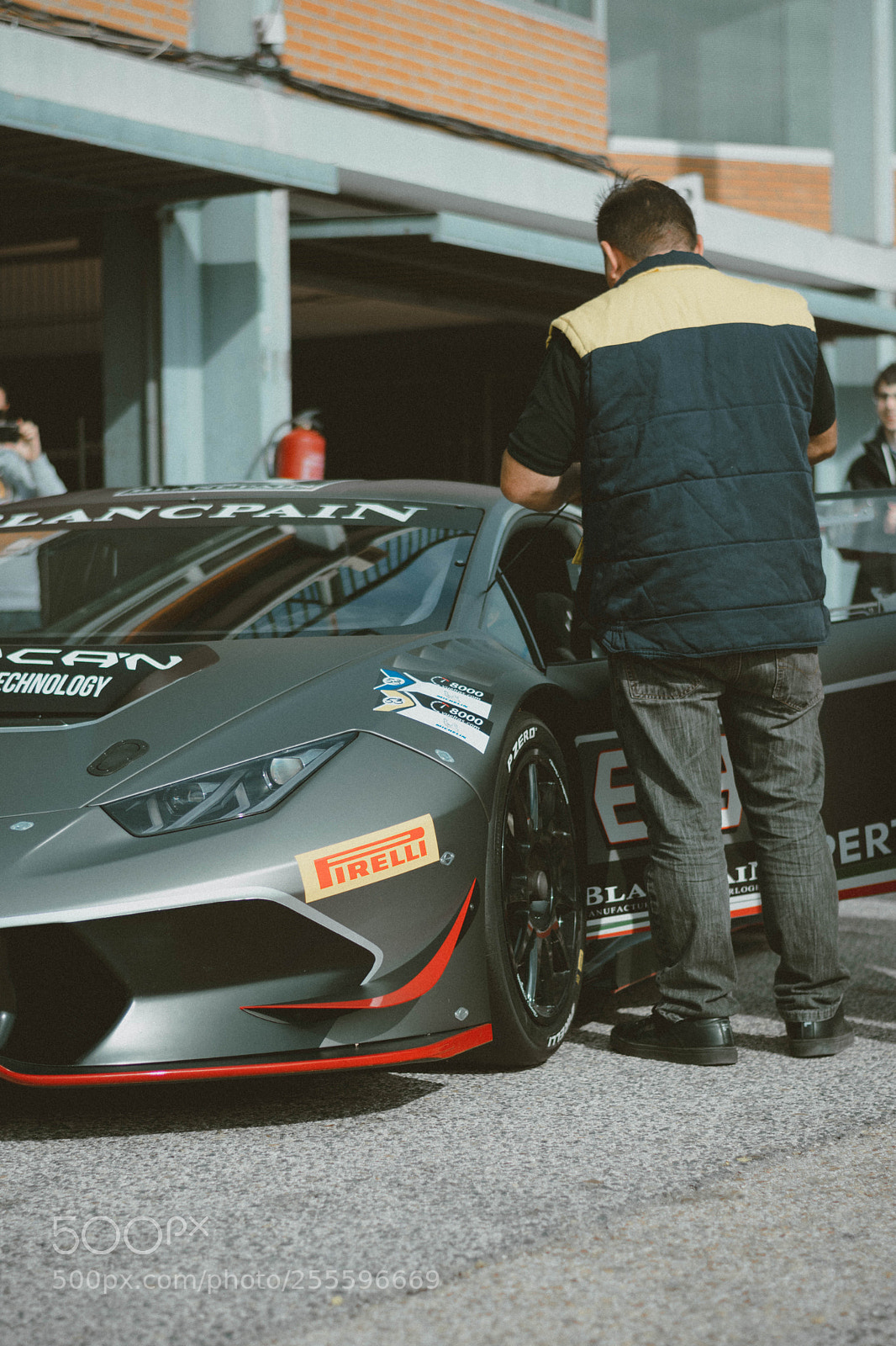 Nikon D3400 sample photo. Lamborghinir super trofeo photography