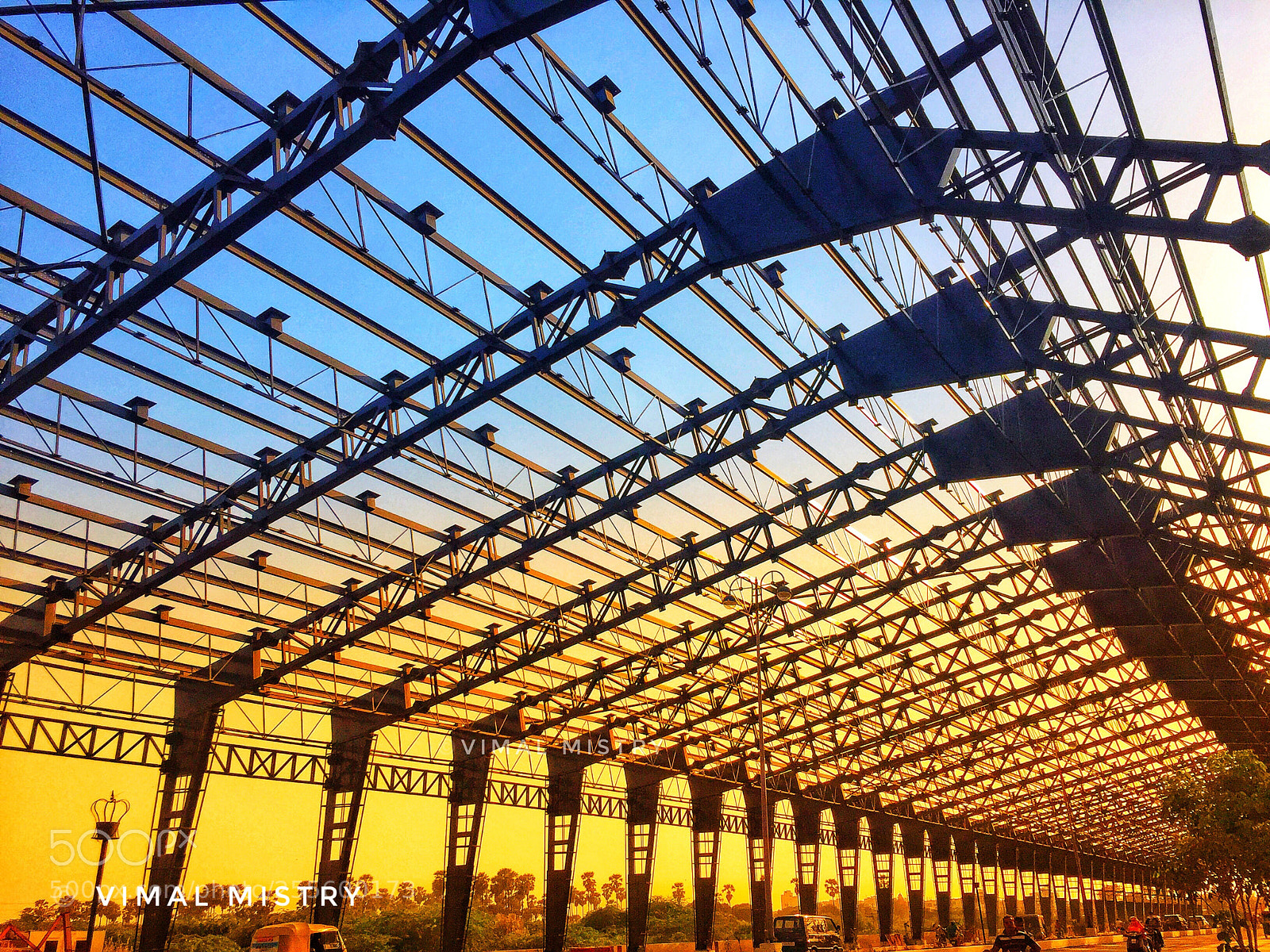 Apple iPhone 6 sample photo. Structure view in evening!! photography
