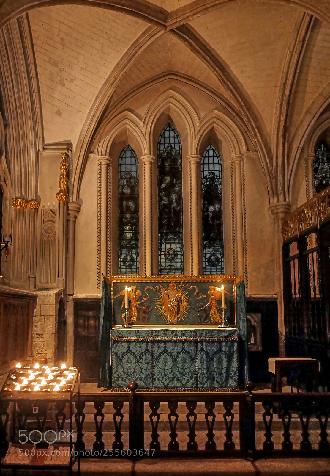Panasonic Lumix DMC-GX7 sample photo. Southwark cathedral by  candelight photography