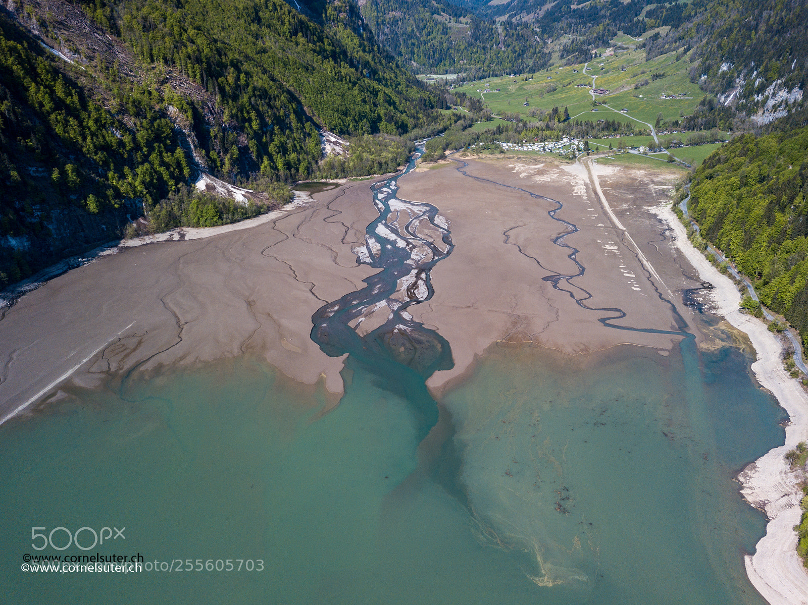 DJI FC220 sample photo. Klöntalersee photography