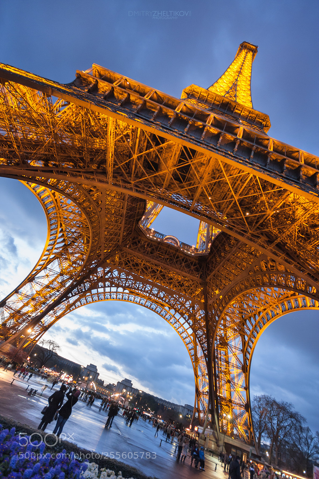 Canon EOS 40D sample photo. Eiffel tower at dusk photography