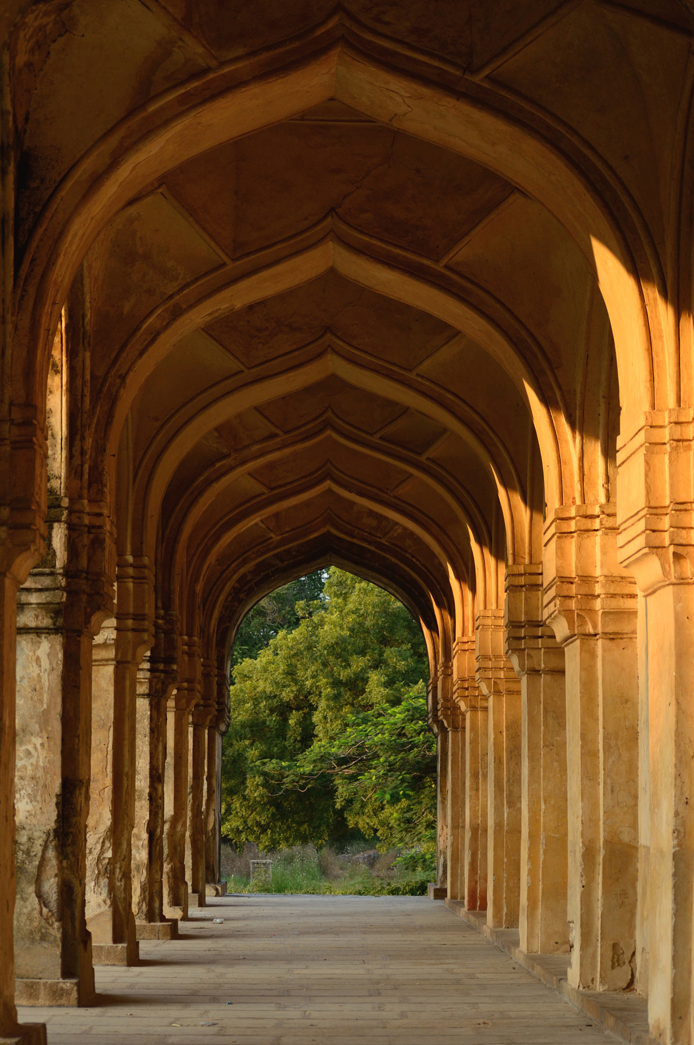 Nikon D3200 sample photo. Arches in qutub shahi tombs, hyderabad, india photography