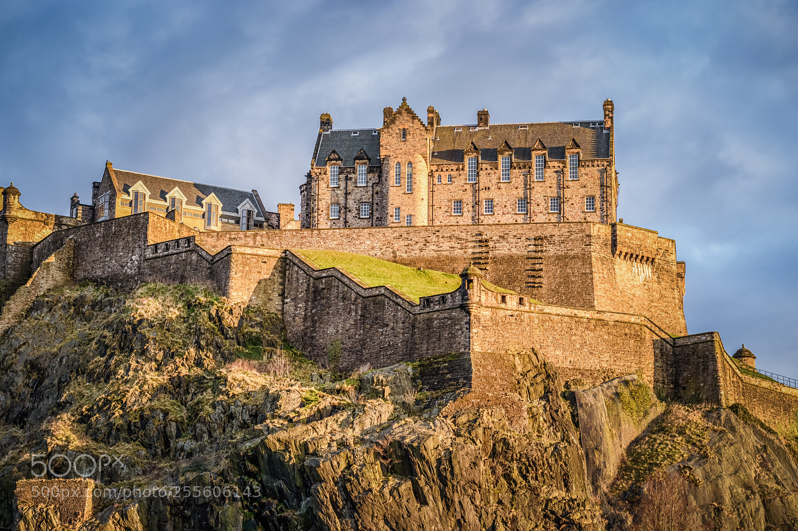 Nikon D5500 sample photo. Edinburgh - the castle photography