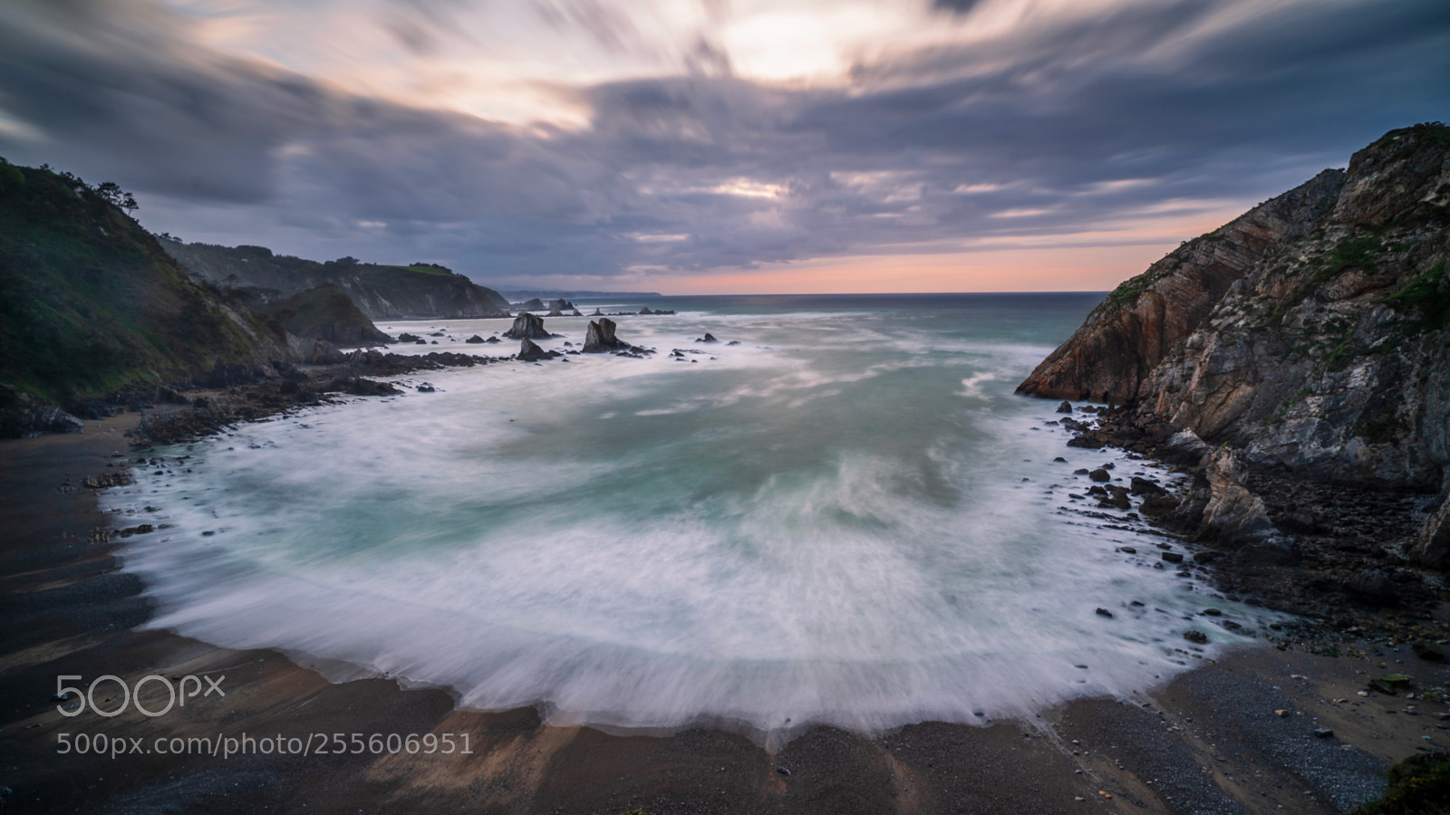 Sony a7 III sample photo. Panoramic of silence beach  photography