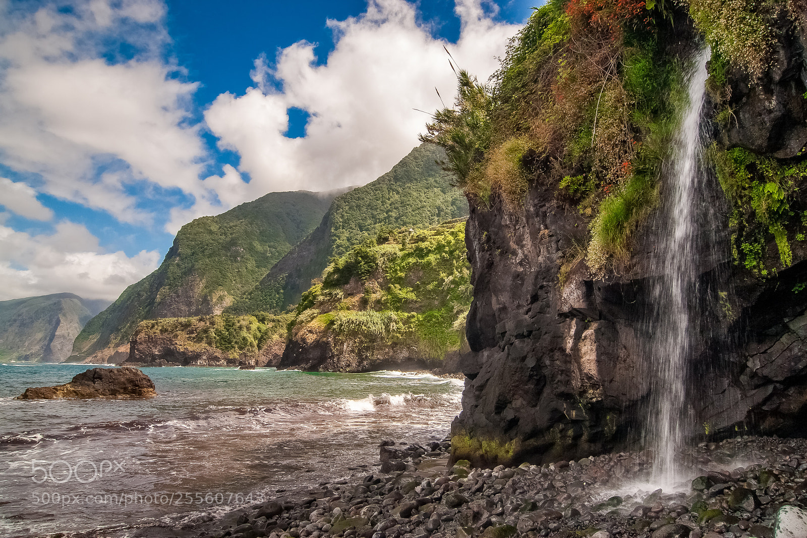 Canon EOS 30D sample photo. Waterfall, madeira photography