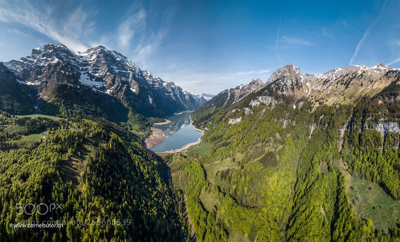 DJI FC220 sample photo. Klöntalersee photography