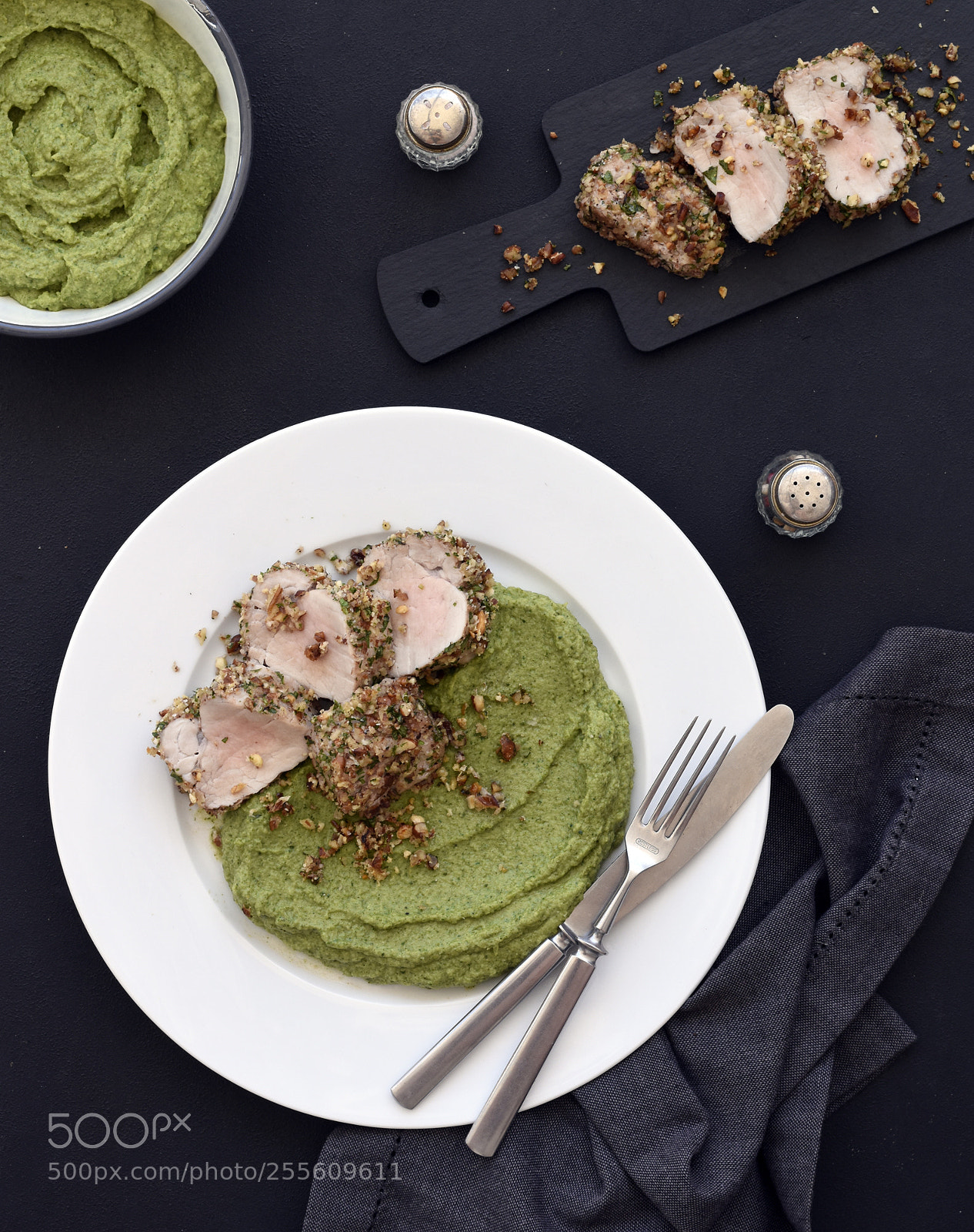 Nikon D5600 sample photo. Nut crust pork tenderloin photography