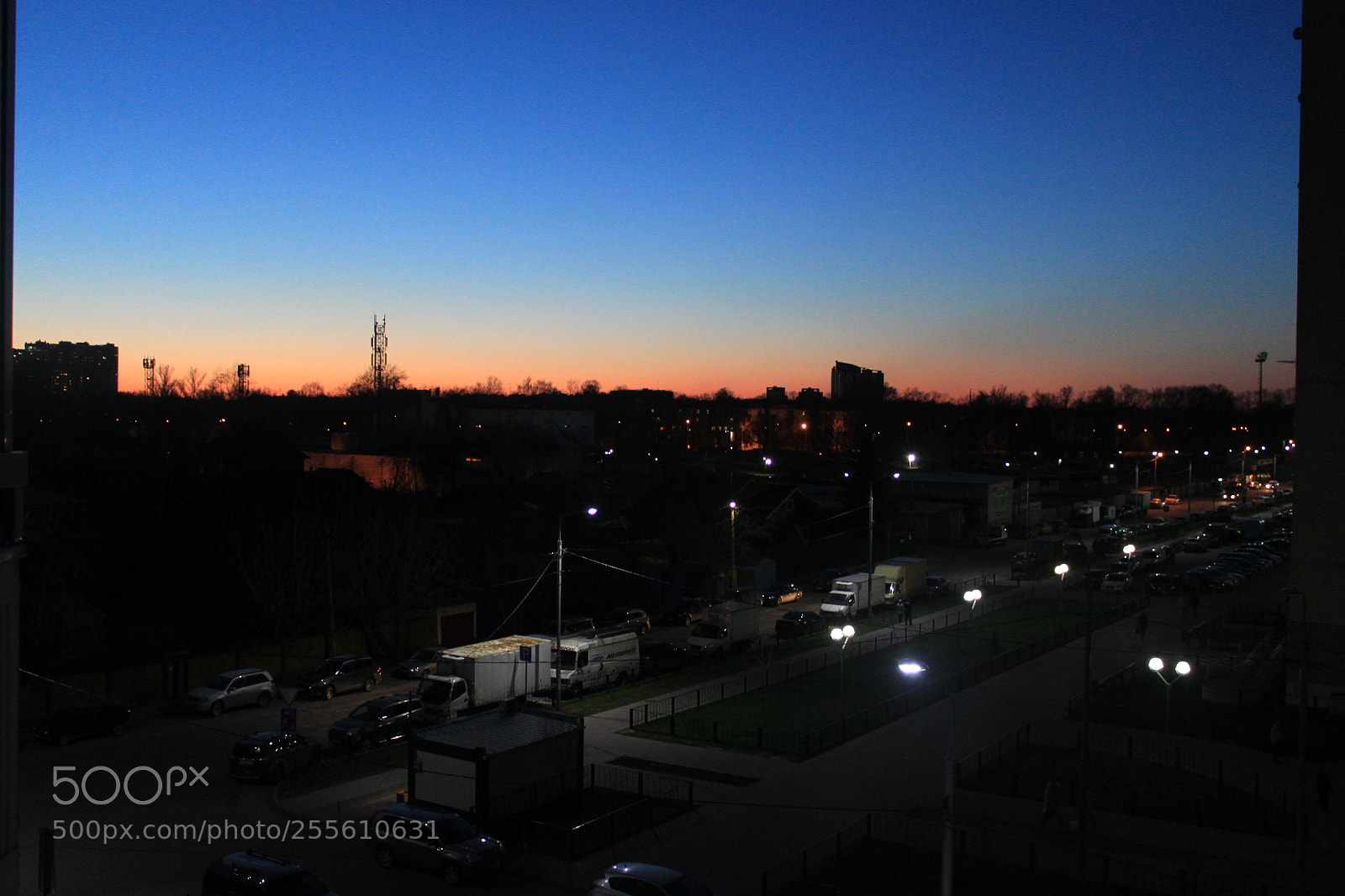 Canon EF-S 18-55mm F3.5-5.6 IS sample photo. Ночной пейзаж photography