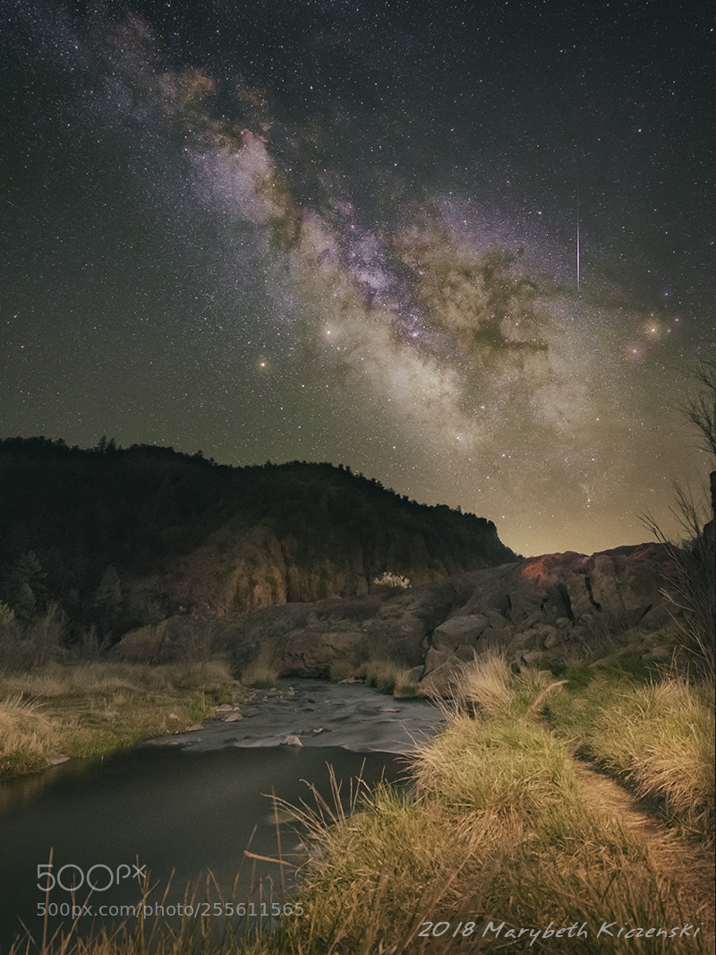 Nikon D850 sample photo. Milky way over jemez photography
