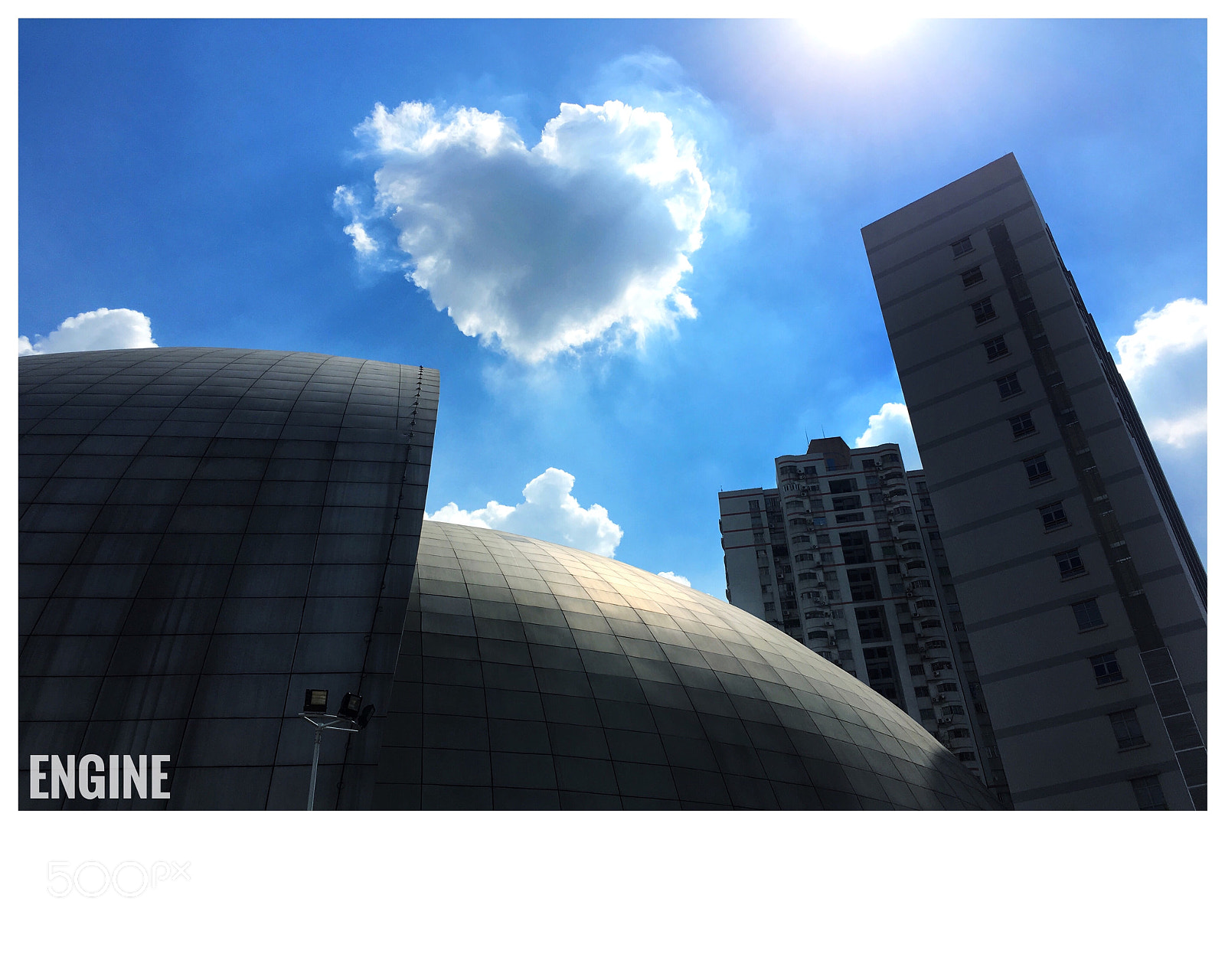 Apple iPhone 6s sample photo. Love cloud photography