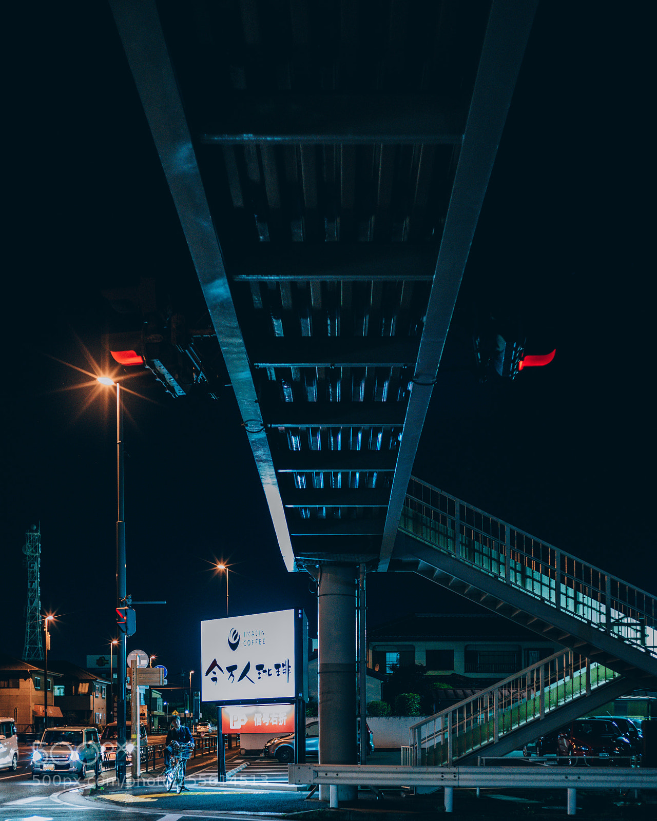 Sony a7R III sample photo. "今万人珈琲" maebashi previous intersection photography