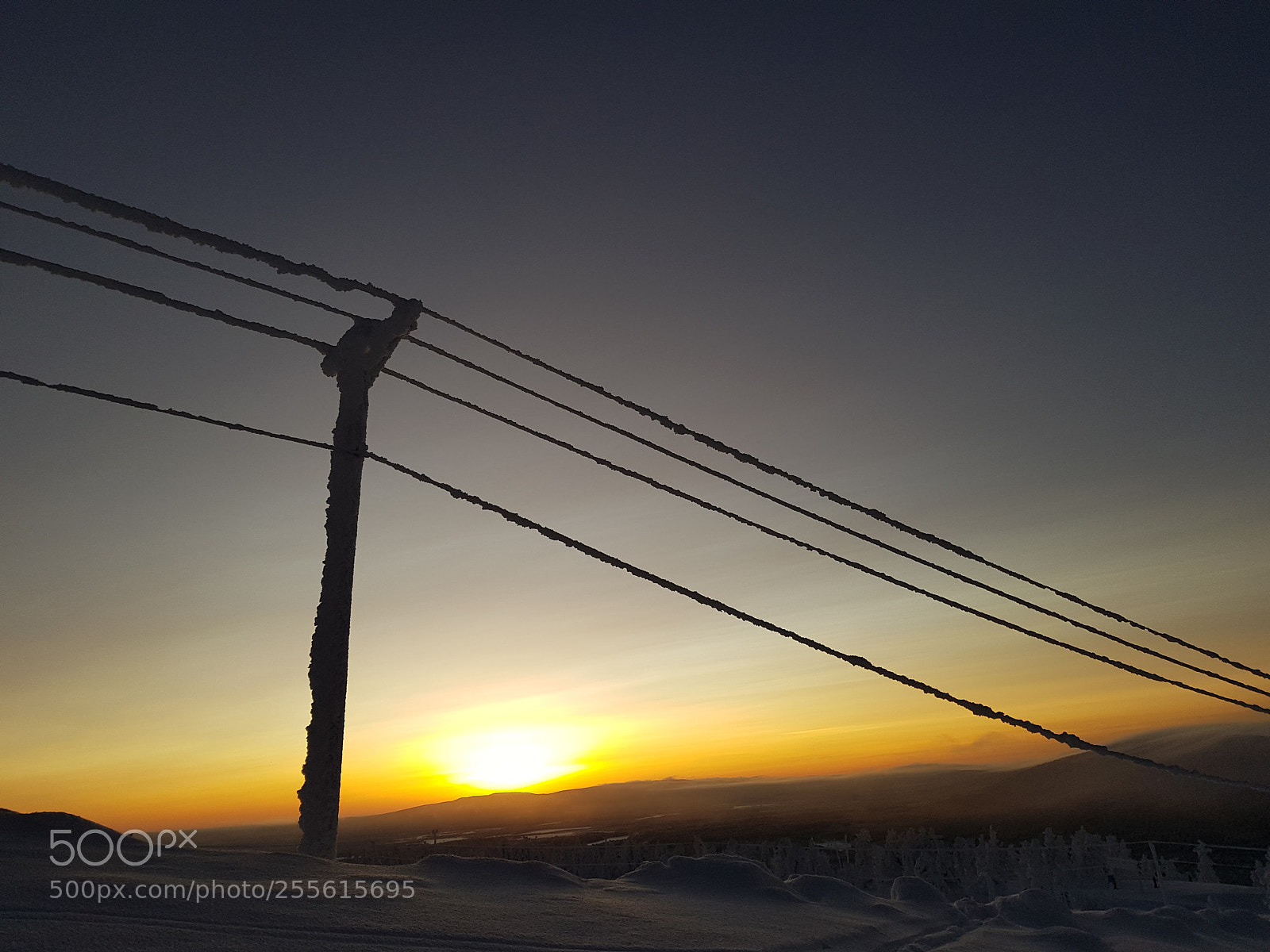 Samsung Galaxy S8+ sample photo. Sunset in lapland photography