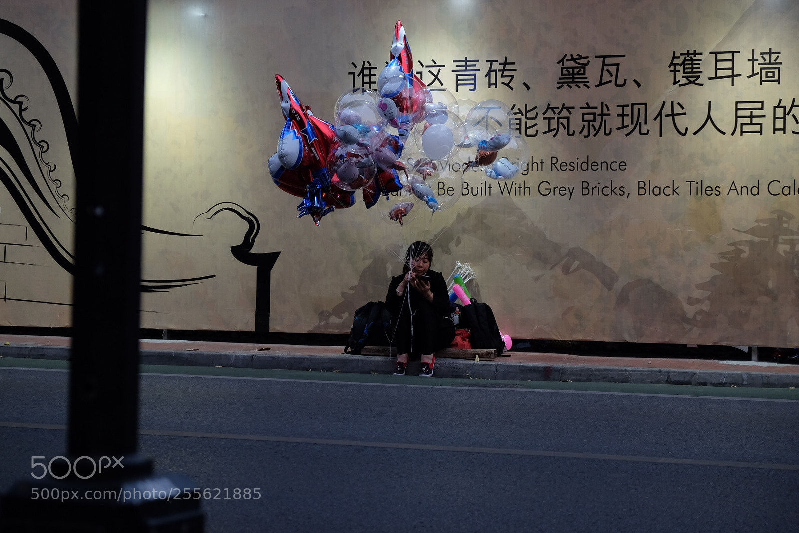 Fujifilm X-T1 sample photo. Under a street light路灯下 photography