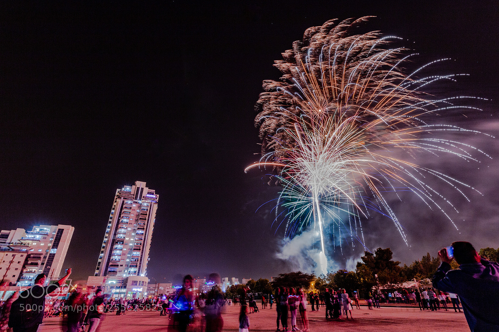 Canon EOS 70D sample photo. Fireworks on israel 's photography