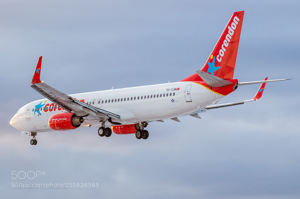 Nikon D3200 sample photo. Boeing 737-800 tc-tjm photography