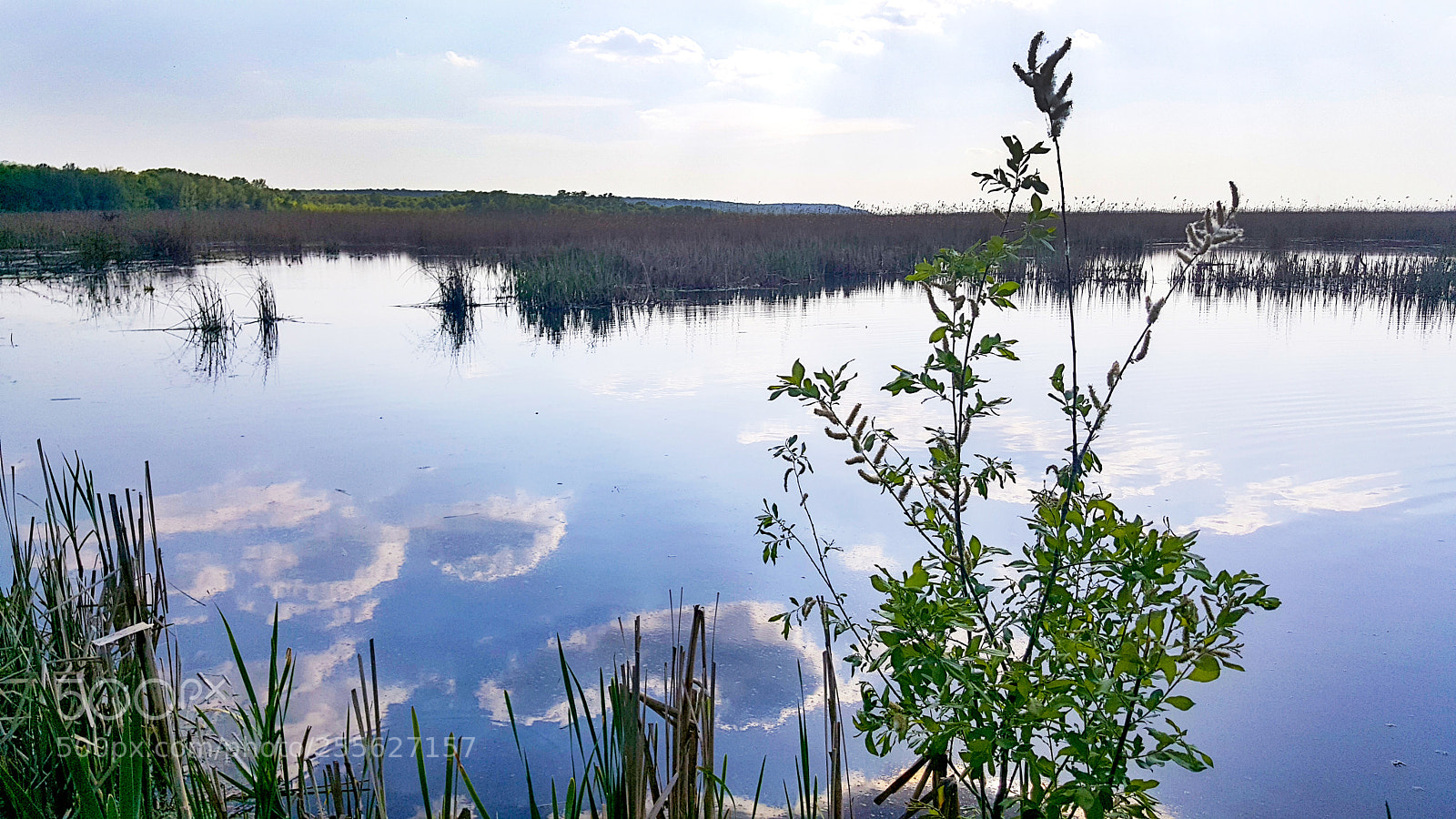 Samsung Galaxy S6 sample photo. Clouds reflecting in the photography