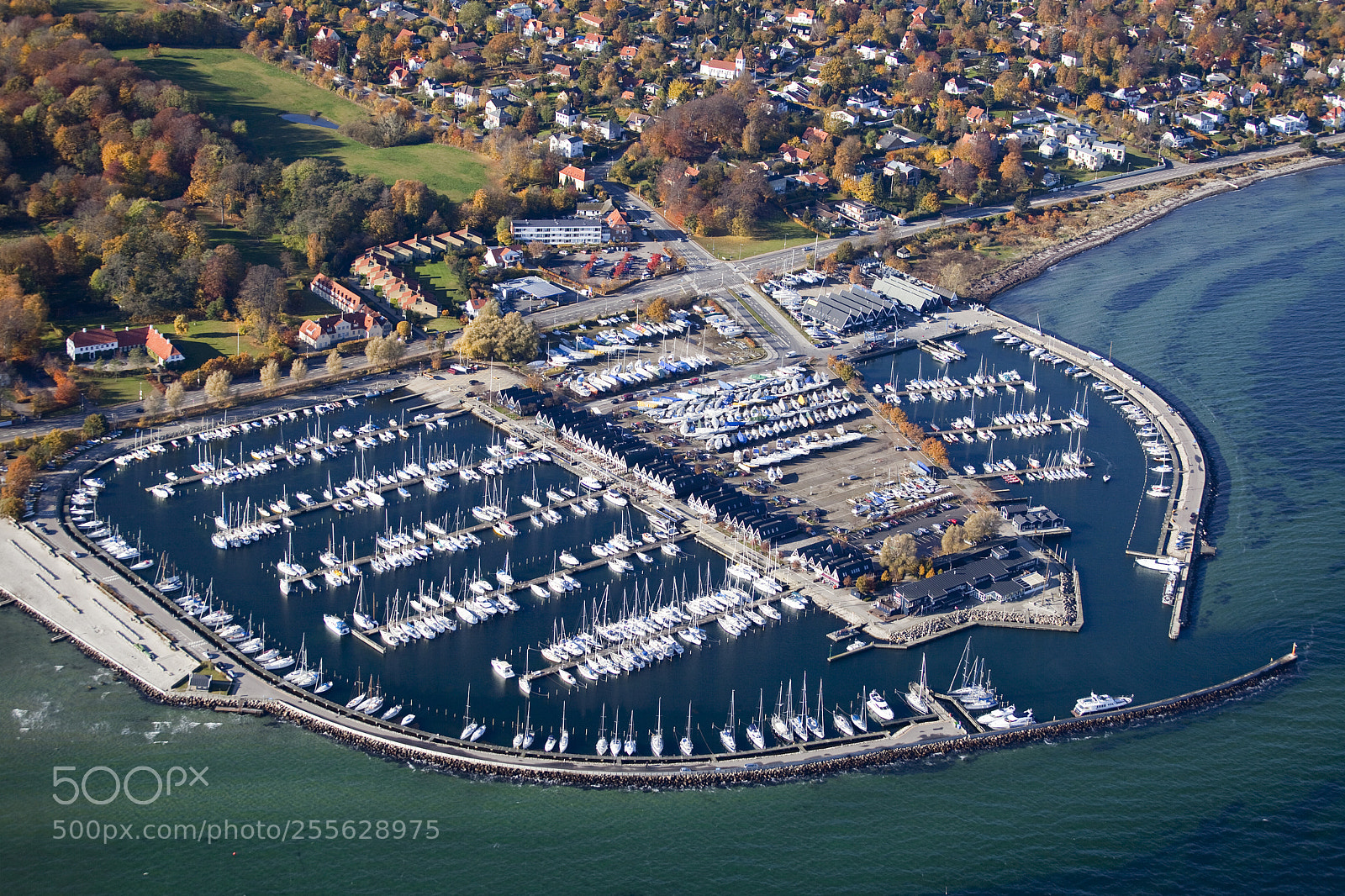 Canon EOS 5D Mark II sample photo. Rungsted harbor - denmark photography