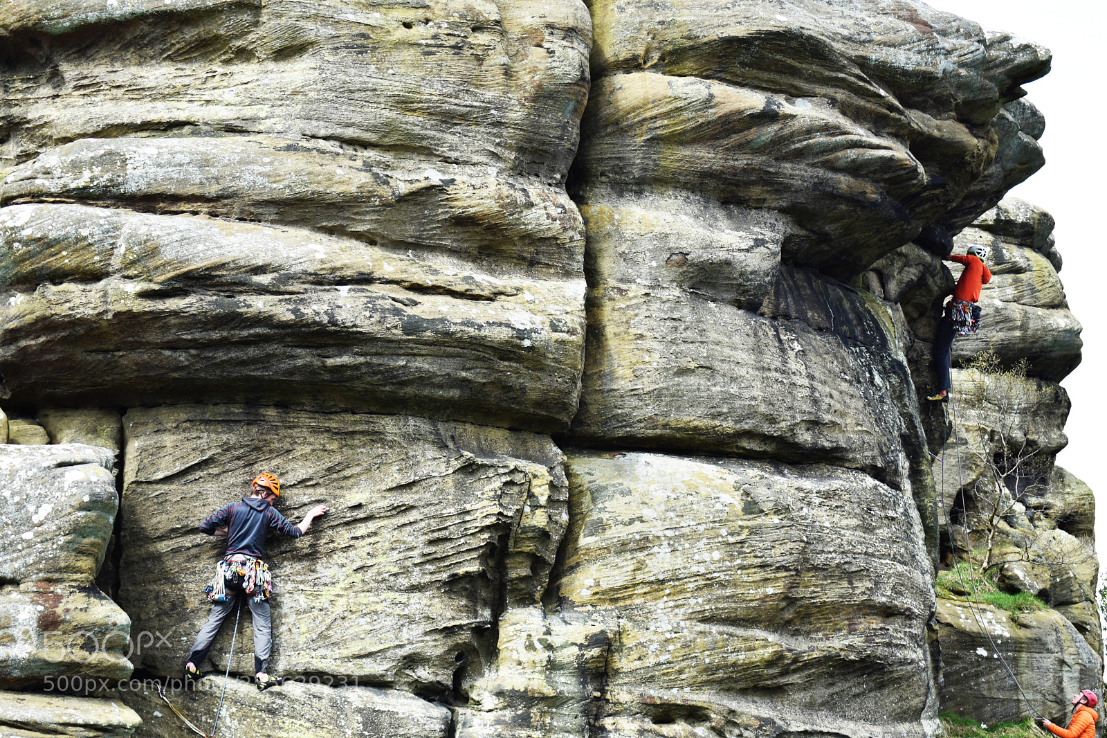 Nikon D5500 sample photo. Climbers photography