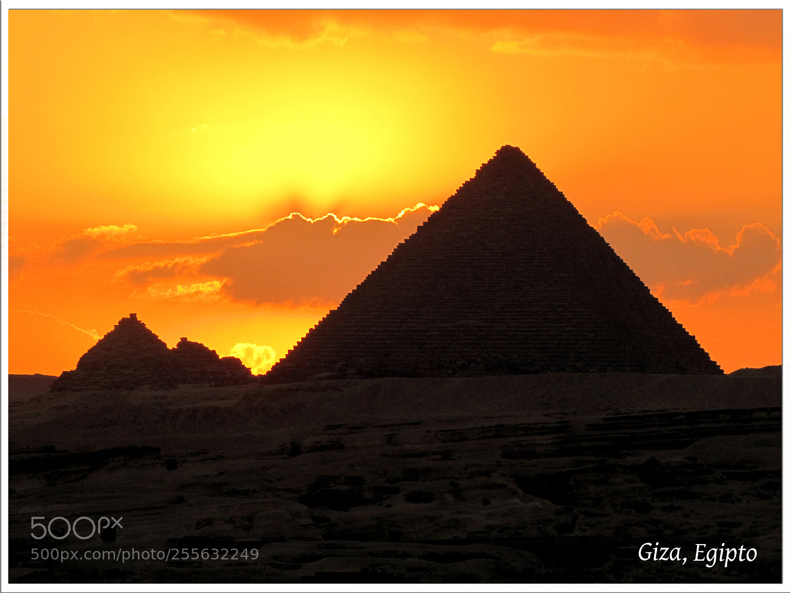 Canon PowerShot SX20 IS sample photo. Sunset in giza photography