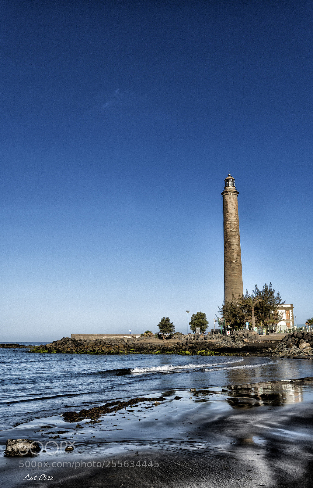 Sony a6300 sample photo. Faro de maspalomas-canary island photography