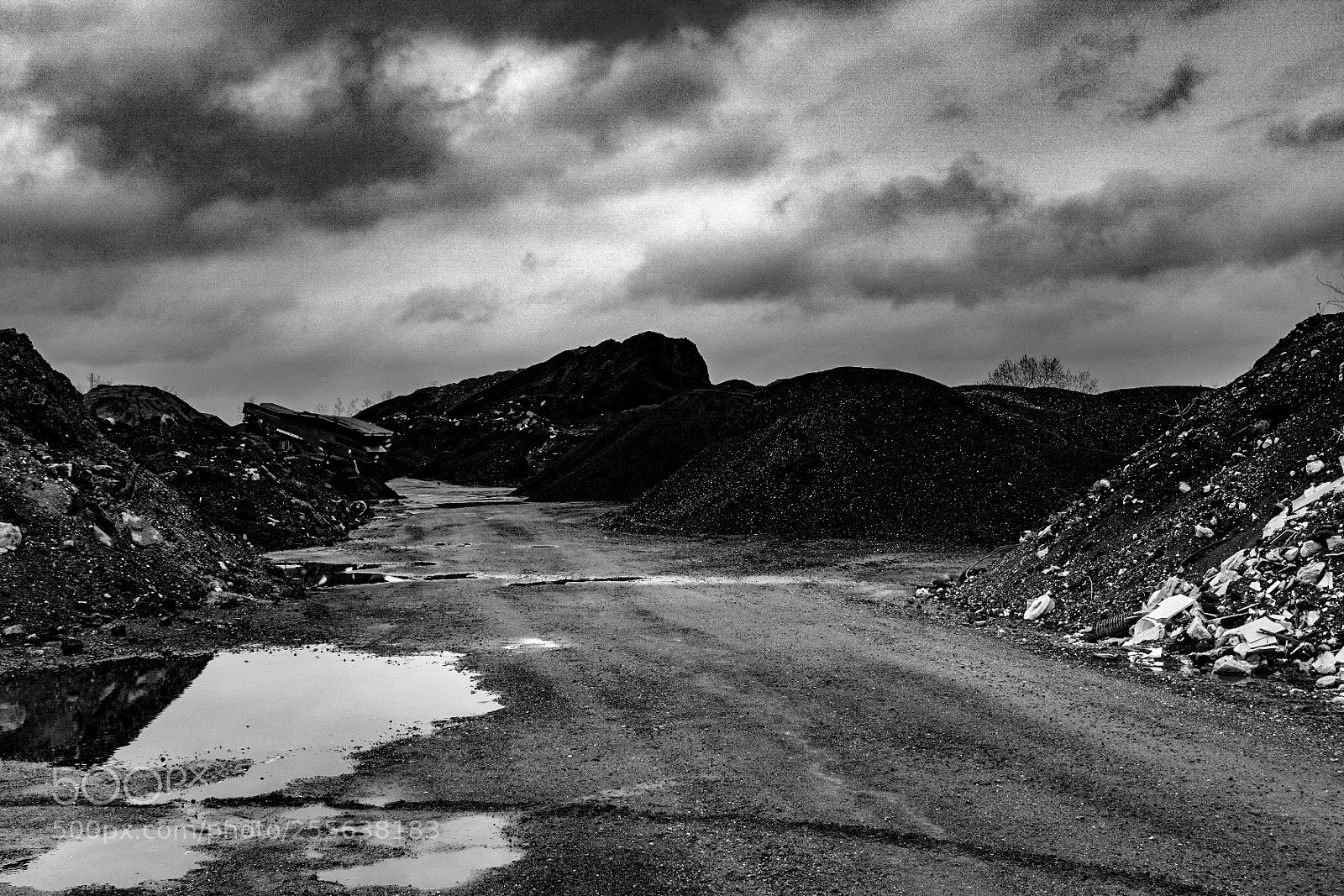 Fujifilm X100F sample photo. Hills of waste photography