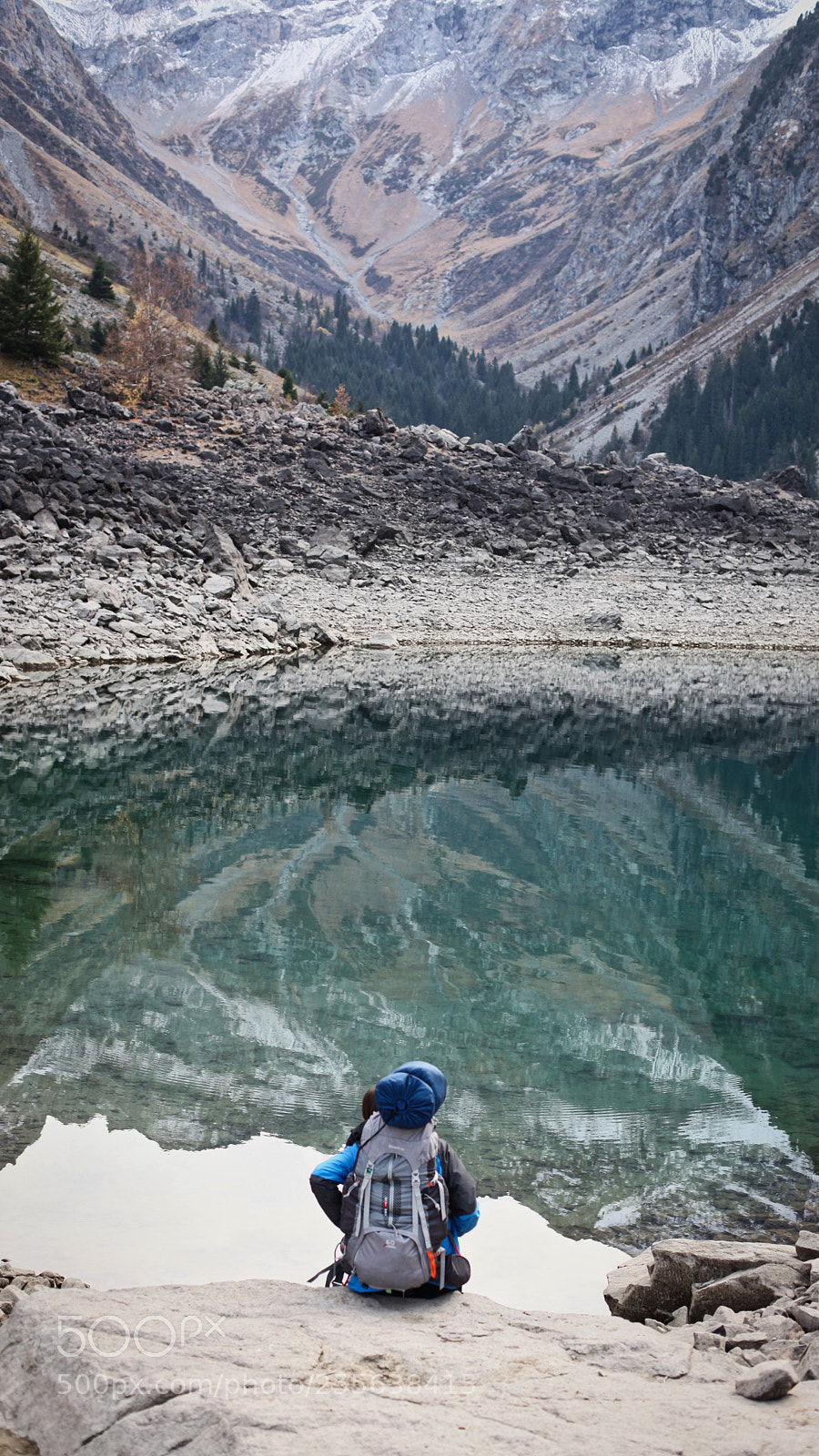 Canon EOS 5D Mark II sample photo. Lac du lauvitel photography