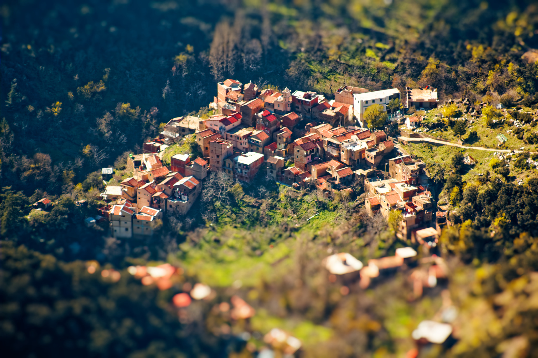 Canon EF 80-200mm F4.5-5.6 II sample photo. Village de kabylie photography