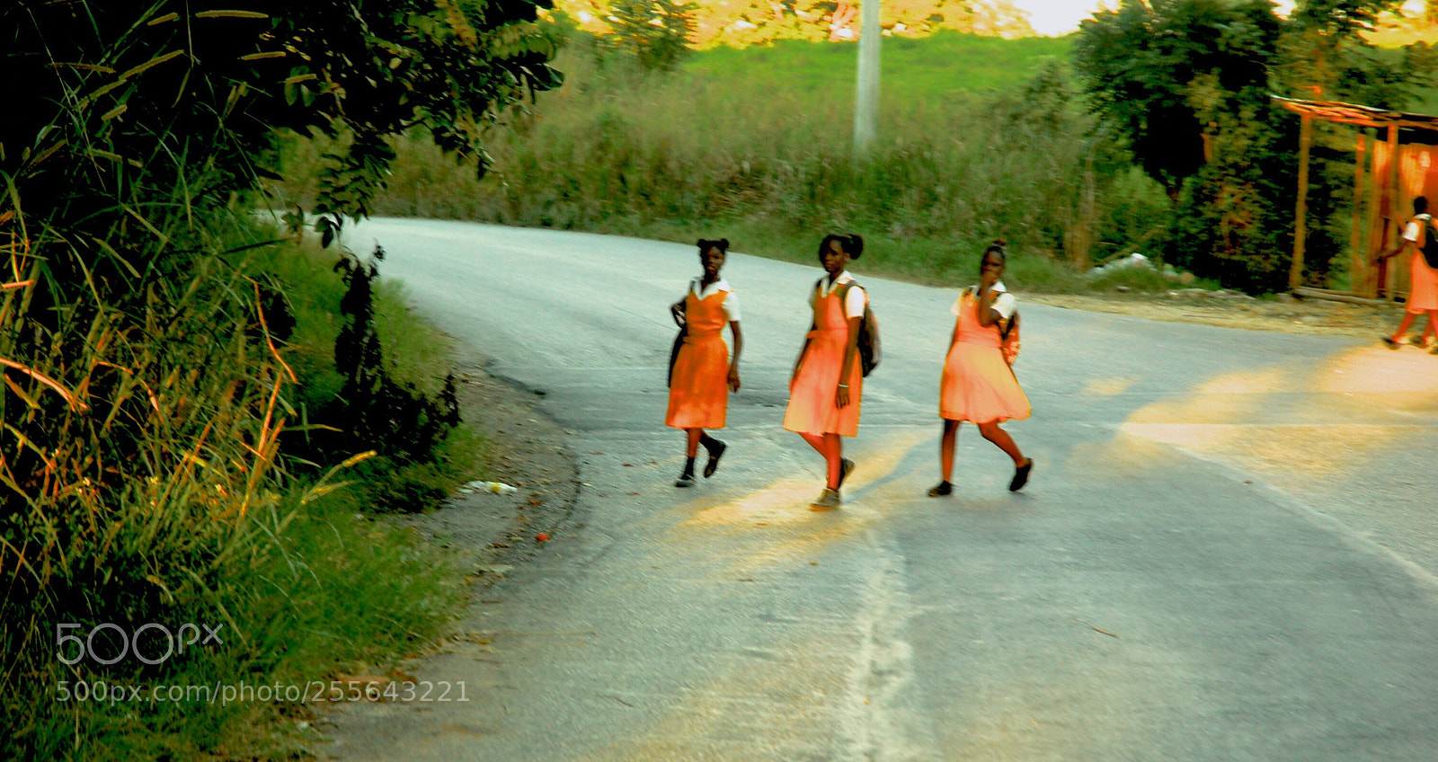 Nikon D50 sample photo. Girls crossing photography