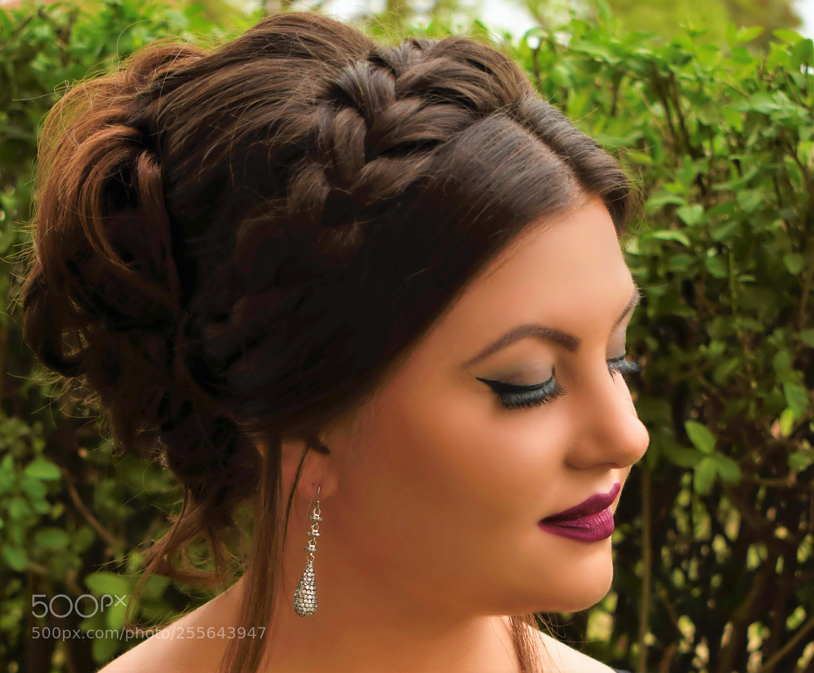 Nikon D5300 sample photo. Model makeup and hairstyle photography