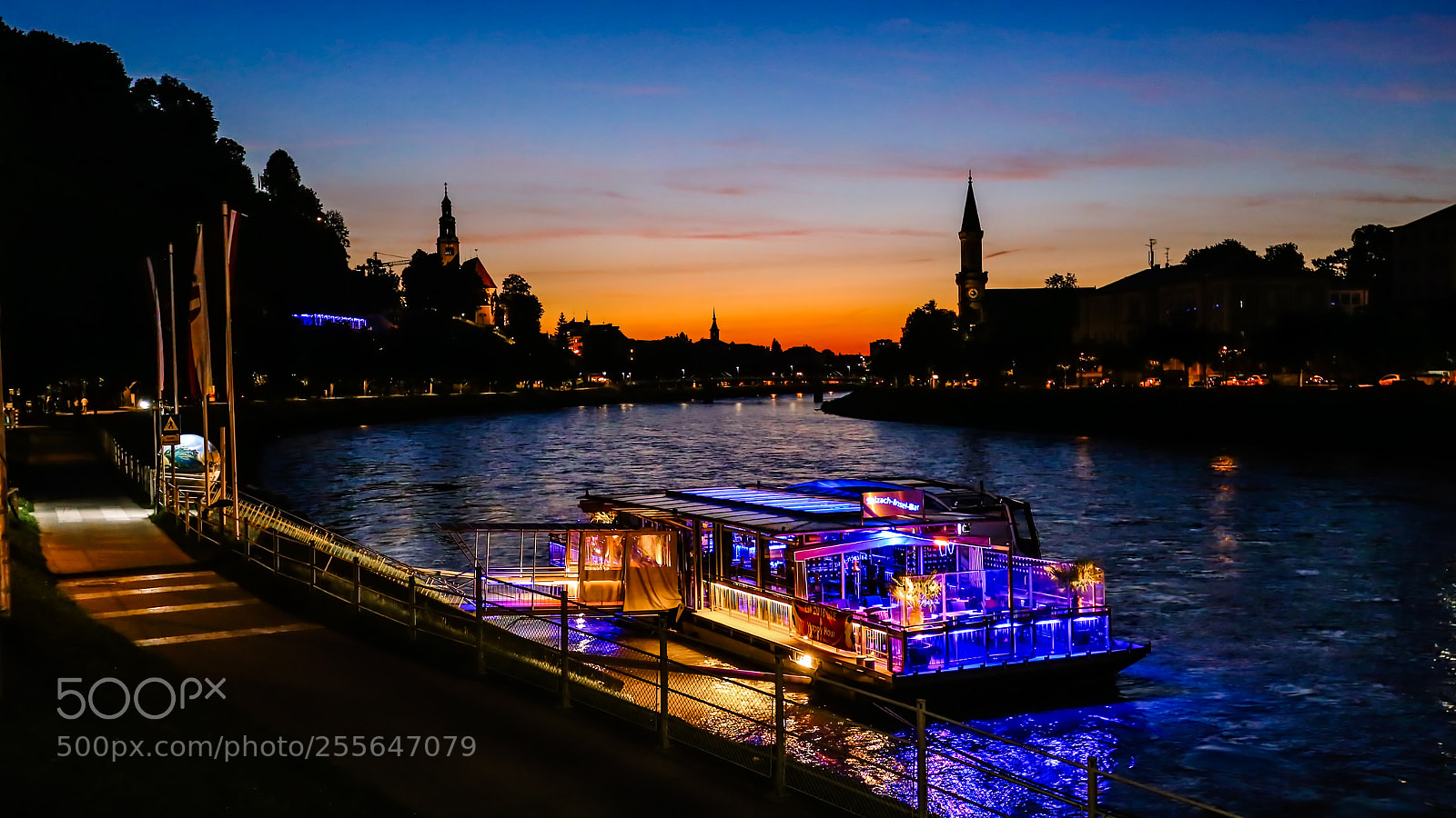 Canon EOS 6D sample photo. Boat by night photography