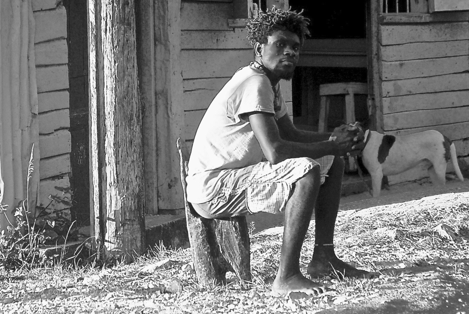 Nikon D50 sample photo. Man and dog photography