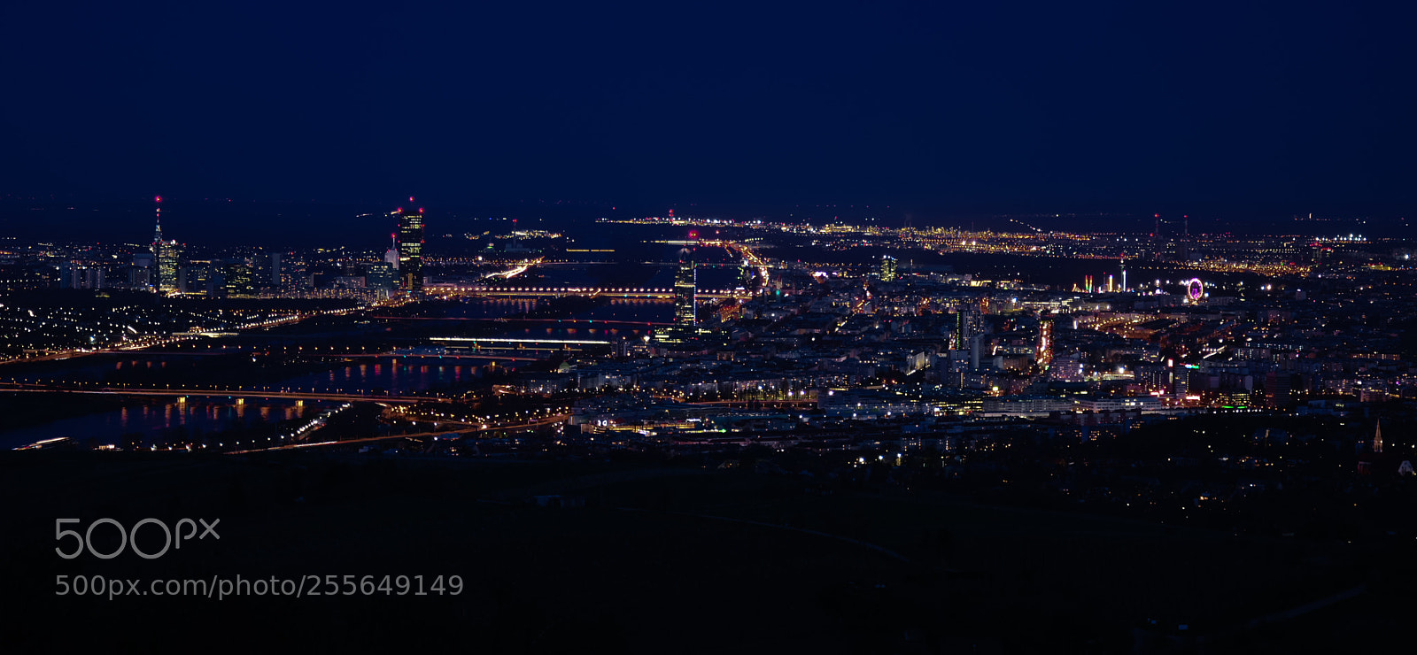 Nikon D7100 sample photo. Night over vienna photography