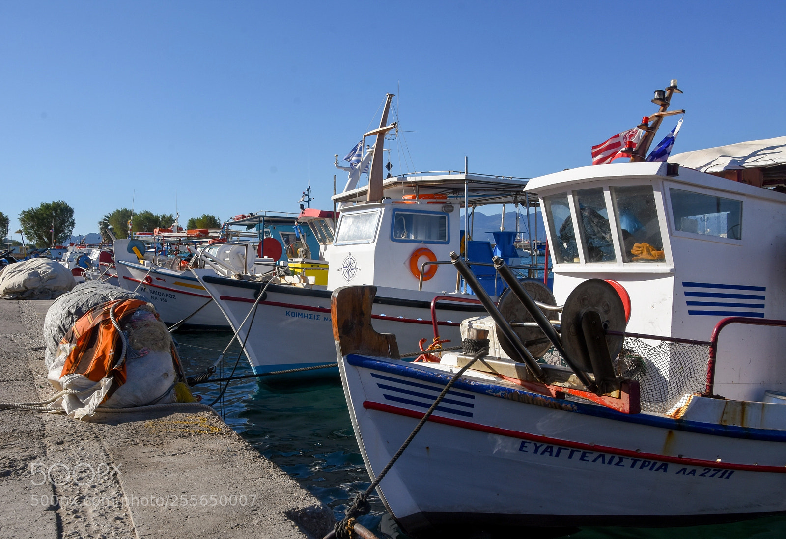 Nikon D7200 sample photo. Fishing boats in aegina photography