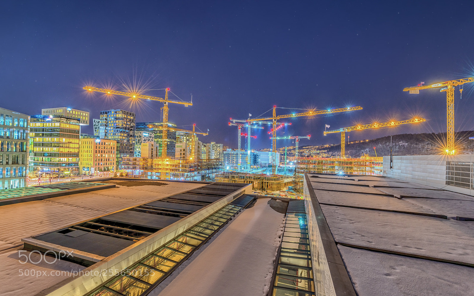Nikon D800 sample photo. Cranes & construction photography