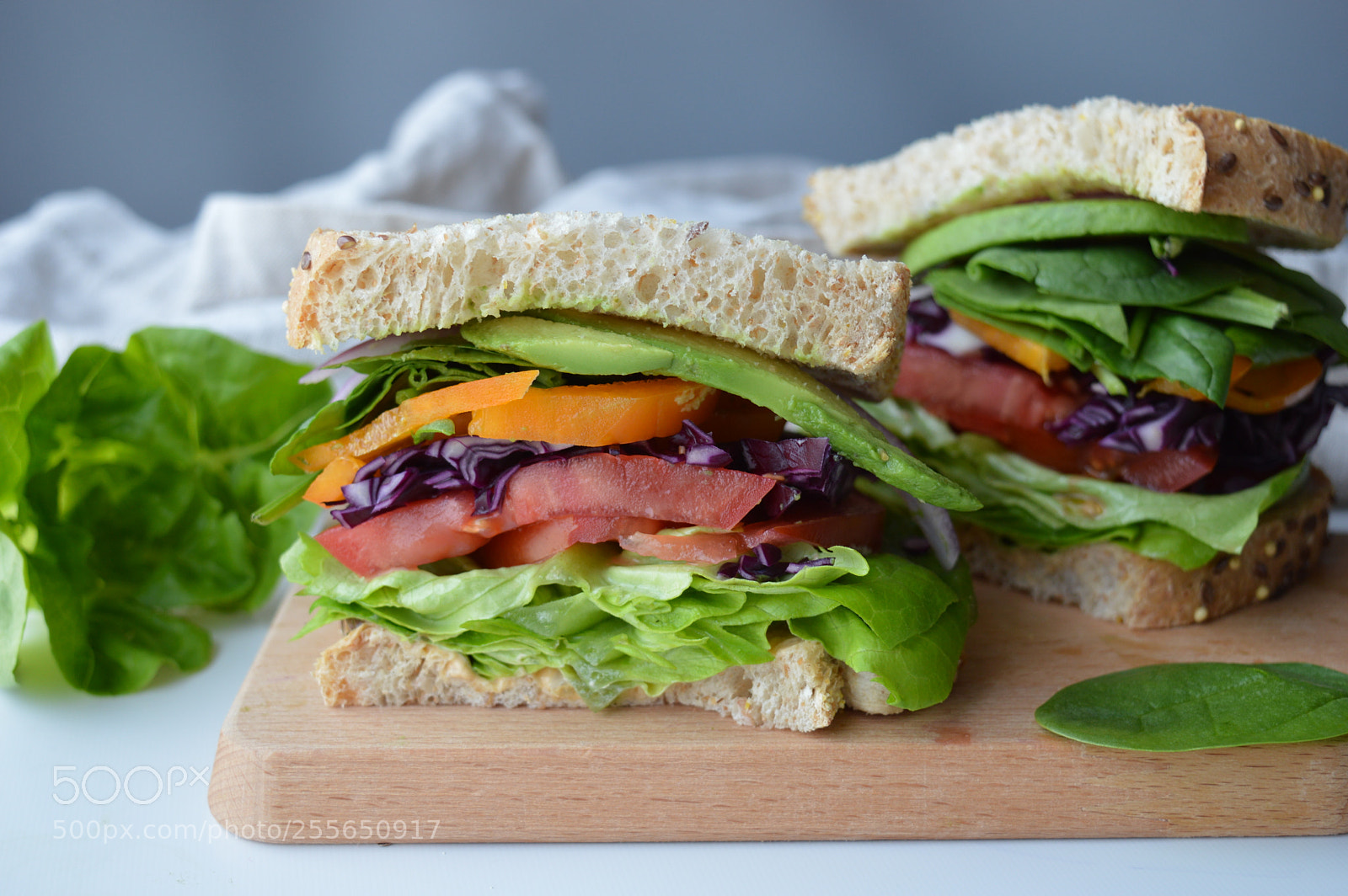Nikon D3200 sample photo. Vegan sandwich photography