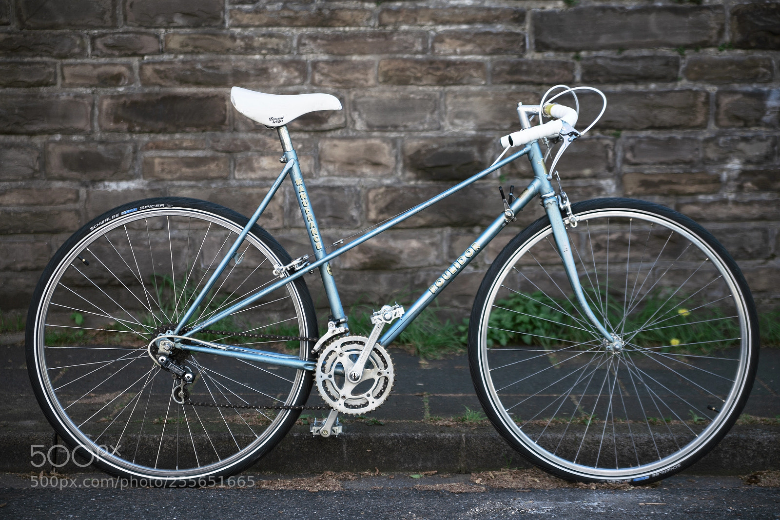 Canon EOS 6D sample photo. Blue white bike photography